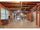 Spacious unfinished basement with exposed piping and wooden beams, ready for personalization and ample storage at 150 Tramore Trce, Tyrone, GA 30290