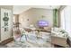 Bright living room with modern furnishings, hardwood floors, and contemporary décor at 447 Sherwood Cir, Stone Mountain, GA 30087