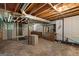 Unfinished basement space featuring exposed ductwork and concrete flooring providing an opportunity for customization at 6674 Cowan Mill Rd, Winston, GA 30187
