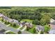 Aerial view of a residential neighborhood featuring well-kept homes, mature trees, and green spaces at 2619 Dayview, Atlanta, GA 30331