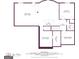Layout of the basement featuring a Gathering room, bar, exercise room and storage at 2619 Dayview, Atlanta, GA 30331