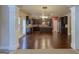 Modern kitchen with dark wood cabinets, stainless steel appliances, and a center island, perfect for cooking at 125 Seawright Dr, Fayetteville, GA 30215