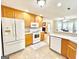Functional kitchen featuring modern appliances and ample cabinet space for storage at 121 Pinnacle Ln, Mcdonough, GA 30253