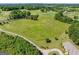 Picturesque aerial view of expansive property, showcasing lush greenery, mature trees, and a serene landscape at 226 Euharlee Five Forks Rd, Kingston, GA 30145