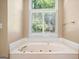 A relaxing soaking tub is situated under a window providing natural light in this bathroom at 226 Euharlee Five Forks Rd, Kingston, GA 30145