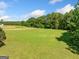 Vast open field with lush green grass and surrounding trees, offering ample space for recreation or development at 226 Euharlee Five Forks Rd, Kingston, GA 30145