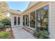 Back patio featuring a well-maintained patio and access to yard at 214 Palette Ln, Peachtree City, GA 30269