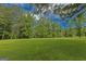 Wide expanse of lush green lawn with mature trees, offering a private and picturesque outdoor retreat at 183 Inman Rd, Fayetteville, GA 30215