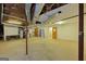 Spacious unfinished basement featuring an open layout, visible ductwork, and ample space for future renovations at 183 Inman Rd, Fayetteville, GA 30215