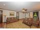 Inviting living room featuring hardwood floors and comfortable seating at 183 Inman Rd, Fayetteville, GA 30215