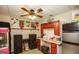 Small kitchenette with appliances and countertop space, perfect for entertaining at 190 Country Club Dr, Hiram, GA 30141