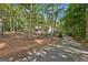 Single-Gathering home nestled among tall, mature trees with a long driveway at 419 Jeffery Dr, Locust Grove, GA 30248