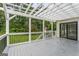 Outdoor deck space with a pergola, overlooking the yard, offering a relaxing spot at 107 Edgewater Way, Peachtree City, GA 30269