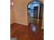 View of a modern kitchen featuring white cabinets and stainless steel appliances at 3211 Rockview Dr, Lithonia, GA 30038