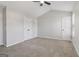 Bedroom features carpet, large closet, vaulted ceilings and natural light at 162 Watercress Ct, Stockbridge, GA 30281