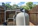 Close-up of the pool filter system, essential for maintaining a clean and clear swimming experience at 396 Ebenezer Rd, Fayetteville, GA 30215