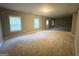 Spacious basement with carpet, lots of natural light, and a rear door at 248 Webster Lake Dr, Temple, GA 30179