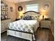 Cozy bedroom featuring a decorative bed with matching nightstands and lamps at 4790 Hwy 101 N, Rockmart, GA 30153