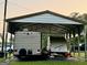 Carport protecting RVs and vehicles, providing covered storage and shelter with a neutral color scheme at 4790 Hwy 101 N, Rockmart, GA 30153