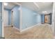 Spacious basement with carpeted floors and light blue walls at 4352 Treeline Way, Douglasville, GA 30135