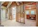 Unfinished basement with open floor plan, exposed beams, and potential for future customization at 351 Weldon Rd, Palmetto, GA 30268