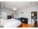 Spacious main bedroom with trey ceiling, hardwood floors, and abundant natural light at 1074 Glenloch Rd, Roopville, GA 30170