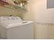 Conveniently located laundry room equipped with a modern washing machine at 504 Ridgelake Dr, Peachtree City, GA 30269