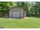 Features a large, well-maintained outbuilding with roll up door, perfect for storage or workshop at 1120 Rawlings Dr, Rutledge, GA 30663