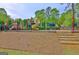 Fenced playground with multiple climbing and sliding structures set on a wood chip surface at 155 Westminister Village Blvd, Sharpsburg, GA 30277