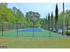 Fenced tennis court for recreational activities in a peaceful community setting at 155 Westminister Village Blvd, Sharpsburg, GA 30277