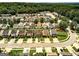 Neighborhood aerial view showing well-maintained homes, manicured lawns, and lush green trees at 134 Watercress Ct, Stockbridge, GA 30281