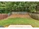 A fenced backyard with grass at 134 Watercress Ct, Stockbridge, GA 30281