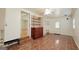 Mud room with storage cabinets, shelving, access to laundry hookups, and an exterior door leading outside at 1527 Patricia Dr, Morrow, GA 30260