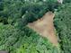 Scenic aerial shot of a pond, revealing the tranquil natural beauty of the land at 6111 Old Monticello Se St, Covington, GA 30014