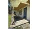 View of the front porch, with decorative railings and the house number at 1597 Joseph E Boone Nw Blvd, Atlanta, GA 30314