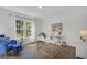 Bright and stylish home office space with modern desk, comfortable seating, and ample natural light at 100 Castlebrook Chase, Tyrone, GA 30290