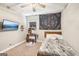Cozy bedroom with warm neutral colors, natural light, and a ceiling fan at 357 Old Driver Rd, Whitesburg, GA 30185