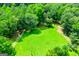 Aerial shot of acreage at 301 East Highway 5, Roopville, GA 30170