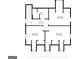 Third floor plan featuring bedrooms and bath dimensions and layout details at 301 East Highway 5, Roopville, GA 30170
