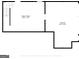 First floor plan featuring Gathering room and garage dimensions and layout details at 301 East Highway 5, Roopville, GA 30170