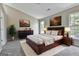 Staged bedroom with lots of natural light at 1255 Silverstone Trl, Jonesboro, GA 30238
