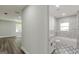 Newly renovated bathroom with stylish vanity, tub-shower combination, and patterned tile floor at 1446 Westmont Sw Rd, Atlanta, GA 30311