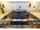 Close up of a stainless steel electric oven with black glass top and control panel at 148 Lakeside Dr, Peachtree City, GA 30269