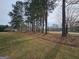 Lush front yard with mature trees bordering the road, enhancing the property's curb appeal at 164 Turner Creek Dr, Hampton, GA 30228