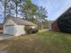 Detached garage/shed sits in the expansive backyard at 164 Turner Creek Dr, Hampton, GA 30228