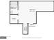 Second floor plan displaying a bedroom with dimensions 22'8'' x 14'3'' with an adjacent bathroom and closet at 320 Silverbell Ln, Sharpsburg, GA 30277