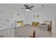 Bright Bedroom with a white crib, yellow storage baskets, and neutral decor at 425 Birkdale Dr, Fayetteville, GA 30215