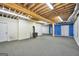 Spacious unfinished basement with a wood burning stove at 123 Eva Ln, Stockbridge, GA 30281