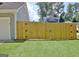 Fenced RV storage area, perfect for storing recreational vehicles at 345 Summer Pl, Peachtree City, GA 30269