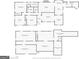 Detailed floor plan showcasing layout of first floor, basement and room dimensions of the home at 110 Mourning Dove S Dr, Fayetteville, GA 30215